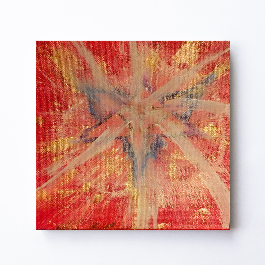 Engelbild "Urvertrauen" Original Energiebild in Acryl
