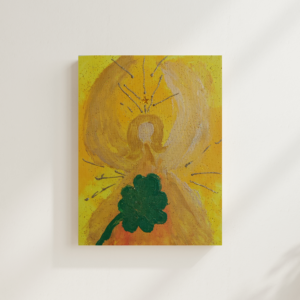 Original Engelbild "Engel des Glücks" Engel Acrylbild