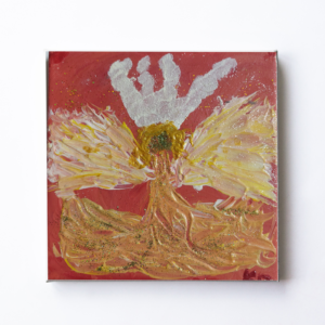 Engelbild "Engel des Segens" Acrylbild