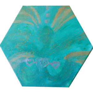 Original Engelbild "Erzengel Aquariel"