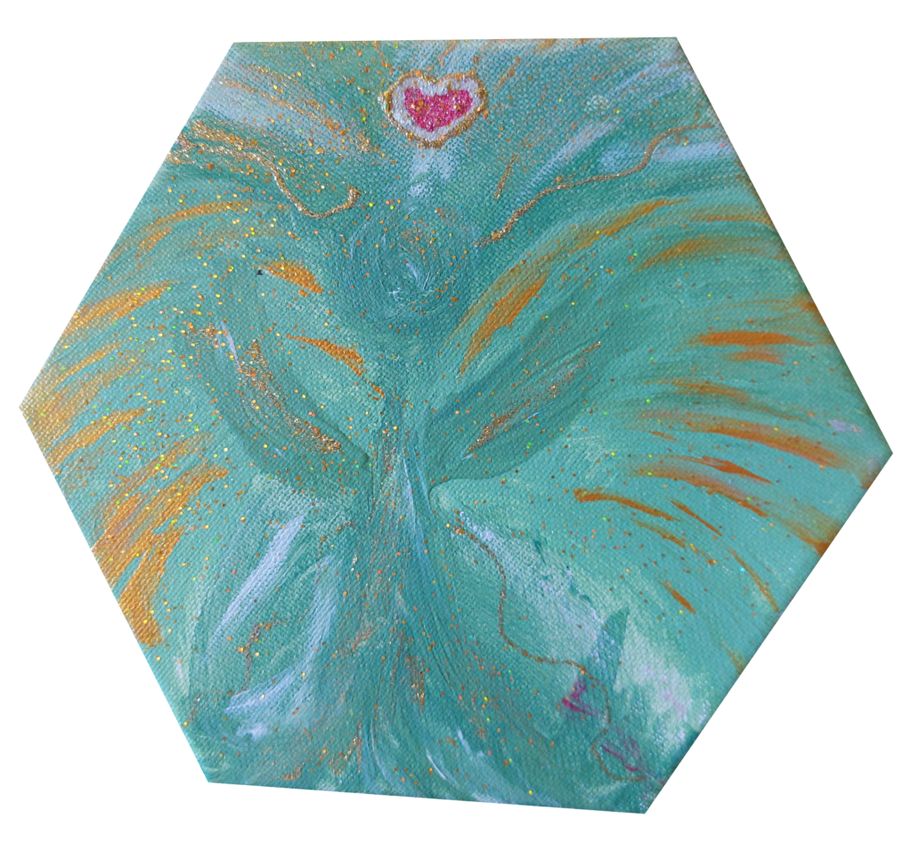 Original "Erzengel Nathanael" Engelbild