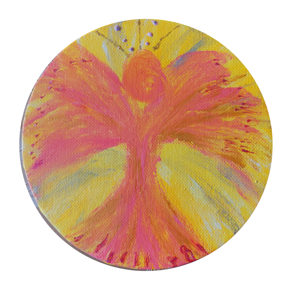 Engelbild  "Lady Rowena" Acrylbild