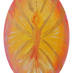 Original Engelbild "Erzengel Valeoel" Schutzengelbild