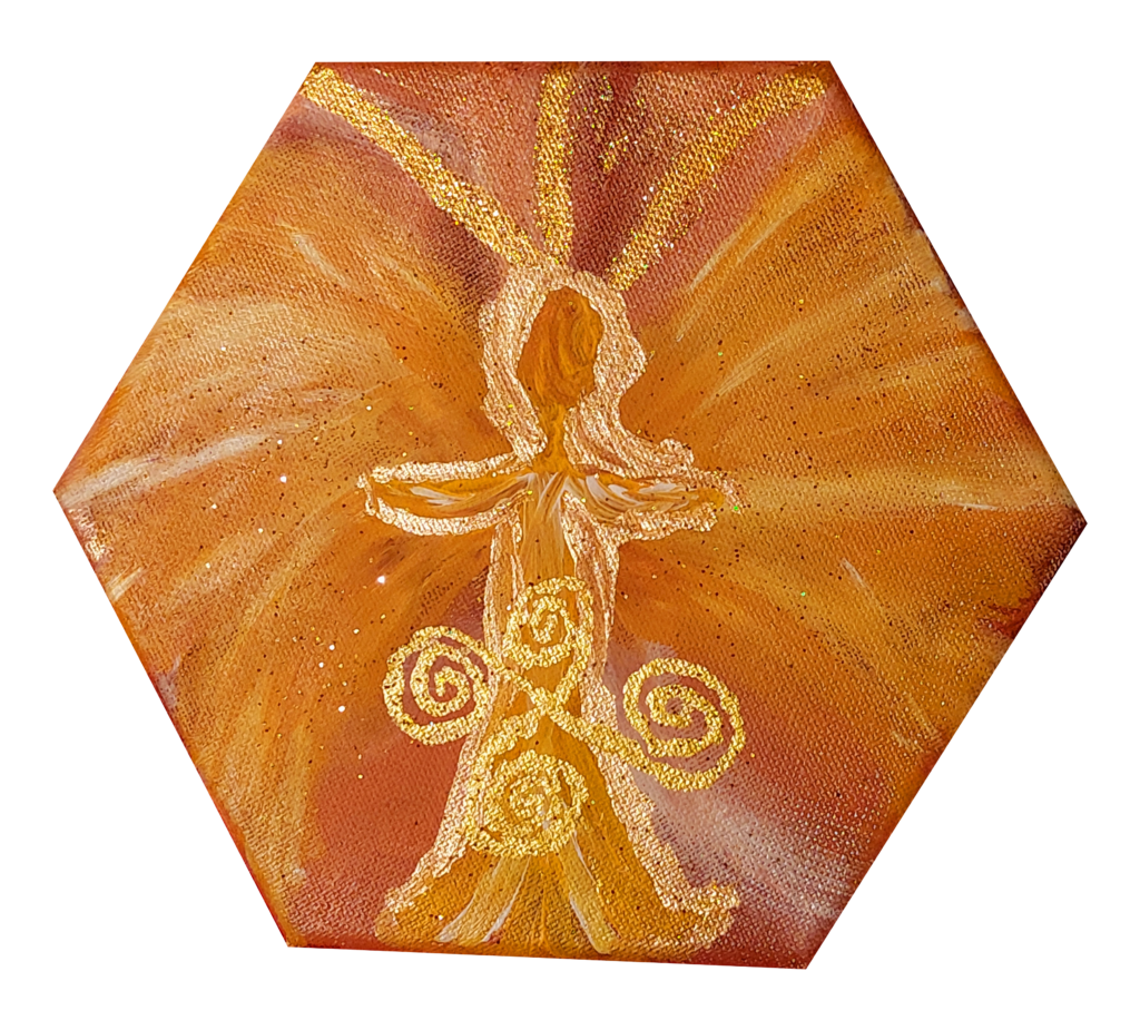 Original "Erzengel D´Oro" Engelbild