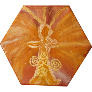 Original "Erzengel D´Oro" Engelbild