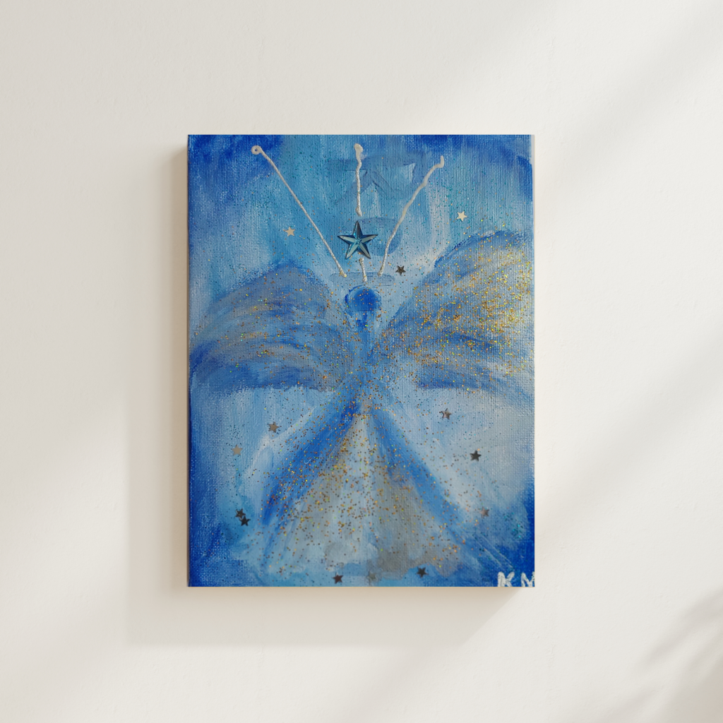 Schutzengelbild "Erzengel Michael Reinigung" Original Engelbild