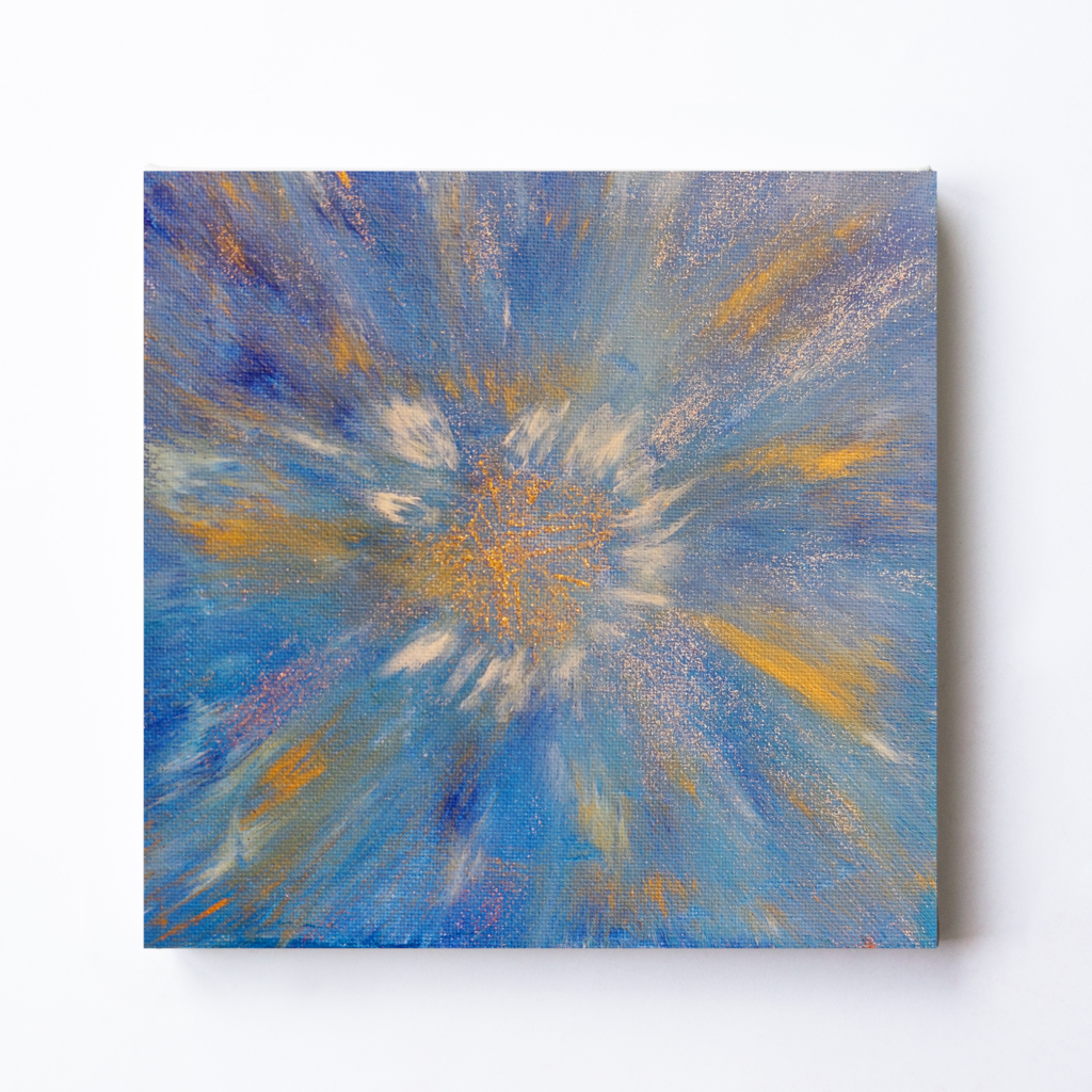 Original "Erzengel Michael" Energie Engelbild in Acryl