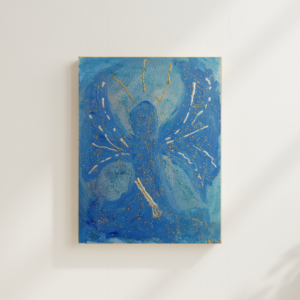 Original Engelbild "Erzengel Michael Schutz und Kraft" Acrylbild