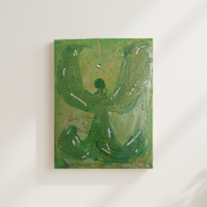 Engelbild "Erzengel Raphael" Erzengelbild mit Acryl