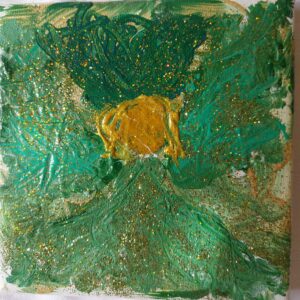 Original Engelbild "Erzengel Raphael" Acrylbild