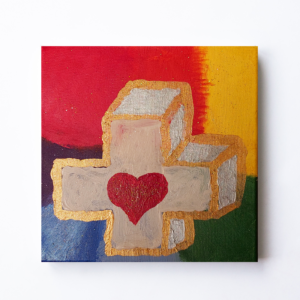 Original feng shui Kunst "Gottes Herz" Wandbild