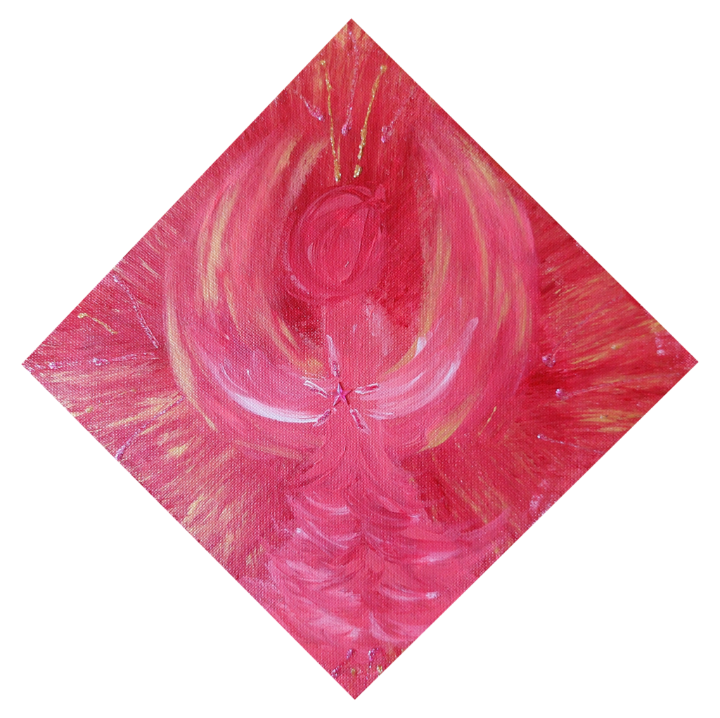 Schutzengel Bild "Aufgestiegene Meisterin Lady Nada" Engelbild in Acryl
