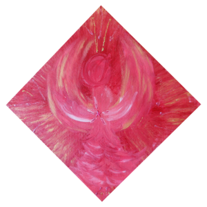 Schutzengel Bild "Aufgestiegene Meisterin Lady Nada" Engelbild in Acryl