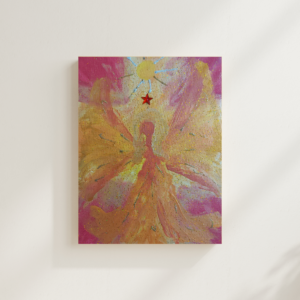 Engelbild "Sonnenengel" Acrylbild