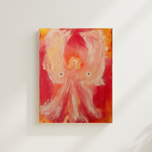 "Erzengel Gabriel Lichtenergie" Original Engelbild in Acrylfarbe