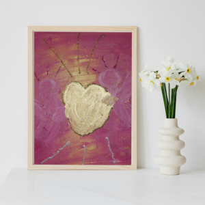 Engelbild "Engel der bedingungslosen Liebe", Schutzengelbild Kunstfoto