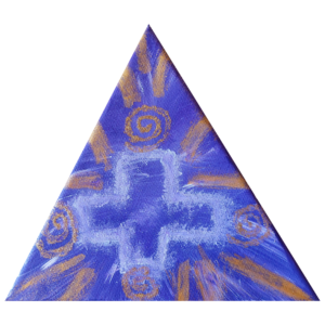 Engelbild "Anbindung an Gott" Acrylbild