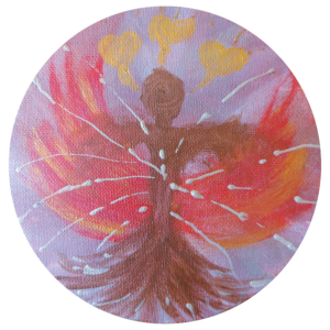 Original Engelbild "Aufgestiegene Meisterin Lady Portia"